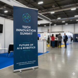 Roll Up Banners Printing (Pull Up Stands) - 80cm to 300cm