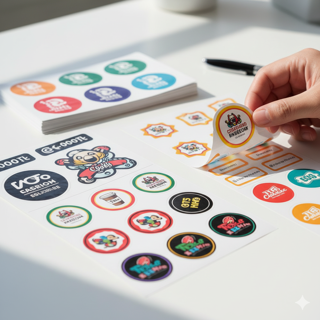 Sticker Post Print Custom Sheet Stickers Printing Cyprus - A4 A3 Kiss-Cut & Die-Cut