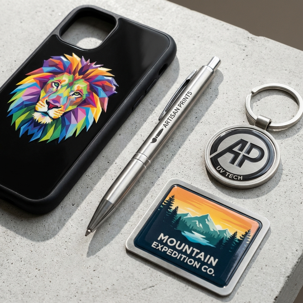 Multi Object Phone Case UV Printing on Objects (Pens, Phone Cases, Keychains) Cyprus - 3D ...